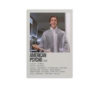 UNFANRWZW Movie American Psycho 2000 Poster Peinture décorative sur toile pour salon, chambre à coucher, art mural, impression d'image moderne, décoration de salle familiale, 30 x 45 cm