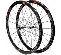 UNFRASLOP Argent,700C Roue De Vélo 40Mm Profondeur Clincher Roues De Vélo De Route en Carbone Set V/C Jante De Frein Scellée Roulement Roue Arrière en Fibre De Carbone pour 8 9 10 11 Vitesse
