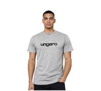 Ungaro T-shirt homme 100% coton manches courtes avec logo poitrine Gomme Gris Homme M