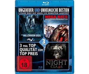 Ungeheuer und unheimliche Bestien - 3 Filme Box: The Millennium Bug/Return of the Killershrews/Night Claws [Blu-ray]