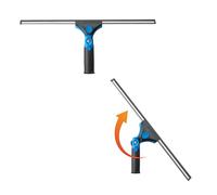 Unger 975510Unger Raclette pivotante professionnelle avec grip Bleu et noir 45,7 cm