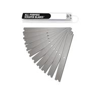 Unger 987300 Lot de 10 lames de rechange professionnelles multi-usages de 30,5 cm pour grattoir de fenêtre, verre et sol, adhésif, peinture, autocollant et retrait des gencives, double face, 30,5 cm