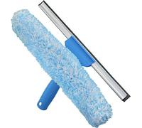 Unger Combi professionnel en microfibre pour fenêtre : raclette professionnelle 2 en 1 et brosse à vitres, 35,6 cm