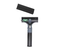 Unger Commercial ErgoTec® Ninja Grattoir à Verre avec Lame et Capuchon de sécurité Angle réglable pour Un Nettoyage Efficace des vitres EN100