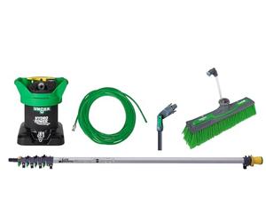 Unger Hydropower Ultra Kit de Nettoyage pour façades et fenêtres avec Eau nettoyante sans Produits Chimiques, Surface sans Traces, DIUK1