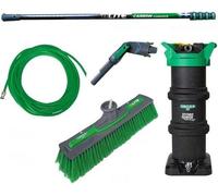 Unger HydroPower Ultra L système de nettoyage de la fibre de verre - kit de démarrage avec tige télescopique en composite de carbone Unger HydroPower Ultra L système de nettoyage de la fibre de verre