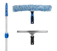 Unger Kit Professionnel Total Pro ; kit de Nettoyage de vitres de 30,5 cm ; résultats sans Traces