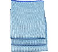 Unger Lot de 3 Grandes Serviettes en Microfibre de qualité Professionnelle, 45,7 x 45,7 cm