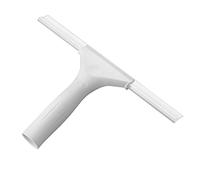 Unger Mousse de douche pour nettoyage de salle de bain avec crochet de suspension autocollant - Raclette de douche professionnelle - Lame en caoutchouc de 10" et poignée antidérapante - Pour portes en