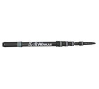 Unger NCP19 Barre télescopique en Carbone Ninja (1,90 m, 4 pièces, Embout antidérapant, Compact, Nettoyage des fenêtres, Extension, Accessoires, Nettoyage de fenêtre, Compatible avec Accessoires)