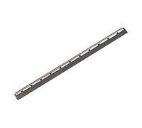 Unger NE15H Rail en S avec caoutchouc dur, noir/argent, 15 cm