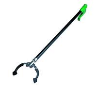 UNGER NiftyNabber Pro NN900 Pince à déchets multifonction avec poignée en caoutchouc Vert 97 cm