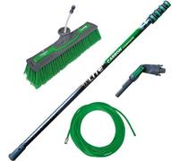 Unger nLite Carbon Composite Kit perche télescopique avec brosse - Outil de nettoyage du verre 6m