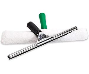 Unger Pro Kit de Nettoyage de Vitres 2-en-1, Raclette + Lave-vitre Professionnel, sans Traces