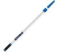 Unger Professional Connect & Clean Rallonge télescopique en Aluminium de 90 à 180 cm avec cône de Verrouillage et Pince à Pliage Rapide - Compatible avec Les Accessoires d'outils de Nettoyage, Les