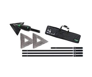 Unger SRKOH 450 OS Nettoyeur de fenêtre pour Surfaces Lisses + fenêtres, avec Appareil à Main, poteaux, tampons de Nettoyage, Sacoche