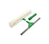 Unger VisaVersa VP350 Raclette de fenêtre 2 en 1 avec équipement et accessoires pour nettoyage sans traces Vert 35 cm
