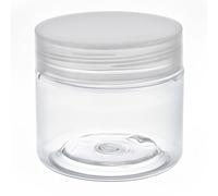 UNGFEI Lot de 25 pots de maquillage vides de 50 ml, pots d'échantillons en plastique transparent avec couvercles, pots de baume à lèvres de 5 cm pour fard à paupières, crèmes, bijoux, poudre à ongles