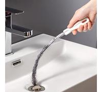 Ungfu Mall Brosse de Nettoyage Flexible de 45 cm pour évier - Outil de dragage de Tuyau d'eau - Bouchon de Bain - Nettoyeur de Cheveux Longs - Déboucheur de déboucheur