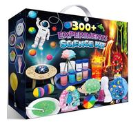 UNGLINGA Lot de 300 expériences pour enfants, kit de construction chimique, kit d'expérimentation, de chimie, de science, de projet, activités menthe, jouets cadeaux pour garçons et filles