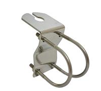 UngSung Support de fixation pour barre transversale d'antenne de type L avec boulons en U acceptés SO-239, goujon CB 3/8" x 24, connecteur N pour jambon amateur, CB, antenne mobile ou lumières