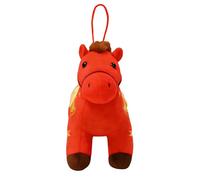 Ungtyb 2026 Year of The Horse Mascot - Stuffed Animal Toy & Chinese New Year Keychain | Collectible for Kids, Teens, Adults, Culture Enthusiasts, Students, Office, Travel, Cars, Backpacks & Luggage
