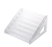 Ungtyb Acrylic Risers Display, 7 Tier Display Stand, Clear Acrylic Shelf with Sturdy and Stable Construction for Business Products, Decor, or Personal Collections, 1 Piece