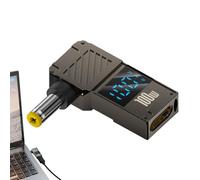 Ungtyb Adaptateur de charge pour ordinateur portable, 100 W, affichage numérique de type C adaptateur de charge CC | Convertisseur de prise pour ordinateur portable, tablette, console de jeu