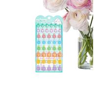 Ungtyb Autocollants 3D pour - Décorations Adhésives Mignonnes en Relief - Décalcomanies De Papeterie - Pour Coque de Téléphone Scrapbooking Cahier Ordinateur Artisanat Cadeaux Fête Salle de Classe