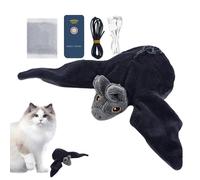 Ungtyb Automatic Chirping Cat Toys, Realistic Feather Toys, Soft Plush Cat Toys with Sound, Catnip Bird Toy 8 cm for All Breeds of Cats, Indoor, Outdoor, Present, Multicolore