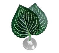 Ungtyb Betta Fish Leaf Pad, Artificial Aquarium Rest & Spawning Bed, Breathing Breeding Hammock, Simulates Natural Habitat to Improve Betta's Health and Well-Being, 2,56 x 3,94 in