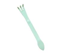 Ungtyb Bonsai Root Rake, 3-Prong Pick Hand Tool, 2-in-1 Gardening Rake with Spatula, Soil Cultivator for Transplanting, Mini Garden Tool for Plants and Repotting, 8.27x1.18in