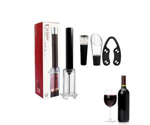 Ungtyb Bottle Opener Set, Multifunctional Wine Opener Kit, Manuel Bottle Opening Tool, Sturdy Bar, Home, and Outdoor Use, Complete Accessories, Adopting a unique air lift method