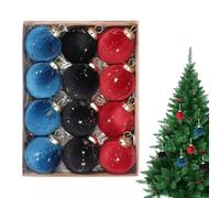 Ungtyb Boules de Noël - Décorations de Sapin en 12 Pièces - Décoration d'Intérieur et d'Extérieur pour Fêtes