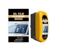 Ungtyb Brosse Nettoyante Anti-Film D'Huile Vitre Automobile,120 ml Accessoire de Nettoyage Anti-Buée Anti-Pluie | Nettoyant Film d'Huile | Pour Pare-brise Rétroviseur Phare Pneu Moto Camping-car