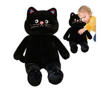 Ungtyb Cat Plush, Stuffed Accompanying Animal Doll, 31,5 pouces Soft Throw Pillow, Plush Comforting Toy Made with Premium Fabric for Boys Girls, 23,62 x 11,02 x 4,33 Inches