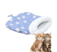 Ungtyb Cat Sleeping Bag, Bed, Puppy Nest Bed, Winter Cat Bed with Soft Plush Lining 19,69 x 13,78 x 1,18 inches for Keeping Cats and Small Dogs Cozy During Cold Weather (1 pièce)