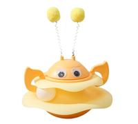 Ungtyb Cat Toys, Toys for Cats, Decorative Cat Exercise Indoor, Sturdy Yellow, Pet Toys for Cats for Indoor, Home, Present, Happy, Present, Living Room, 22,5 cm Yellow Color
