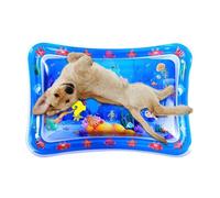 Ungtyb Cat Water Mat, Thickened Interactive Pet Toy, Cooling Marine-Themed Play Mat for Kittens, Small Animals, Soft, Engaging Paws Stimulation Pad for Fun and Comfort, 8,66 x 7,87 pouces