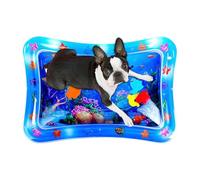 Ungtyb Cat Water Mat, Thickened Interactive Pet Toy, Cooling Marine-Themed Play Mat for Kittens, Small Animals, Soft, Engaging Paws Stimulation Pad for Fun and Comfort, 8.66x7.87 inches