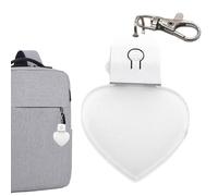 Ungtyb Chèfle léger en forme de cœur, porte-clés LED en forme de cœur - Lampe de sac à dos - Purse Glow Heart Light LED Handsbags Lamp Pendeur portable pour les filles