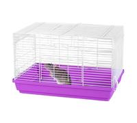 Ungtyb Chinchilla House, Large Small Animal Hideaway, Ventilated Wooden Habitat, Spacious Gerbil and Hedgehog Shelter, Detachable Bottom Cage for Indoor Use, Rest and Play