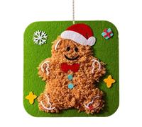 Ungtyb Christmas Sewing Kit- Beginner-Friendly Embroidery Set for Kids | Do It Yourself Threading Craft with Holiday Designs for Girl/Boys, Ages 4 to 12, Birthdays, Fun Activities, Arts and Crafts
