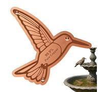 Ungtyb Copper Bird Bath - Portable Outdoor Garden Bowl for Birds Drinking and Cleaning | Metal Basin Yard Patio Balcony Pond Perfect for Decor Wildlife Water Station Exterior Use