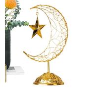 Ungtyb Crescent Decor - Hollow Desk Display Figurine Ornament | Moon Decor Stand for Home, Party, Table Centerpiece with Gathering, Desk, Shelf, Bookshelf, Living Room, Bedroom, Modern Decors Use
