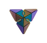 Ungtyb Cubed Fidget Toy, Deformable Stress Cubed, Foldable Relaxation Gadget for Focus, Anxieties Reliefs, Mental Wellness, Study Breaks, Kids Travel, Offices Desk, Home Use, Adult Daily Therapist