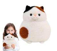 Ungtyb Cute Cat Plush Toy, Stuffed Cartoon Cat Doll, Soft and Huggable Kitty Pillow, Adorable Feline Plushie for Bedroom, Couch, Living Room, Game Room Decoration, 1 Piece