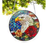 Ungtyb Décoration en verre teinté | Oiseau 3D en acrylique | Attrape-lumière du soleil pour fenêtre, extérieur, jardin, terrasse, balcon, maison, salon, chambre à coucher, cuisine, hommes, femmes