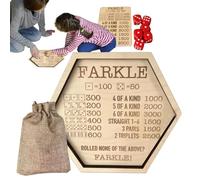 Ungtyb Dice Tray, Classic Wooden Dice Game, Educational Math and Table Game, Making It Ready for Various Based Games and Activities for Kids and Adults, 4,72 x 4,72 Inches