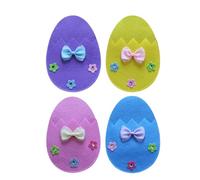 Ungtyb Easter Utensil Holder Set, Cutlery Bag Set, Felt Storage Mat, Holiday Holders, Table Decor Cutlery Bags for Holiday, Family, Gathering, Present, 19.5x14cm